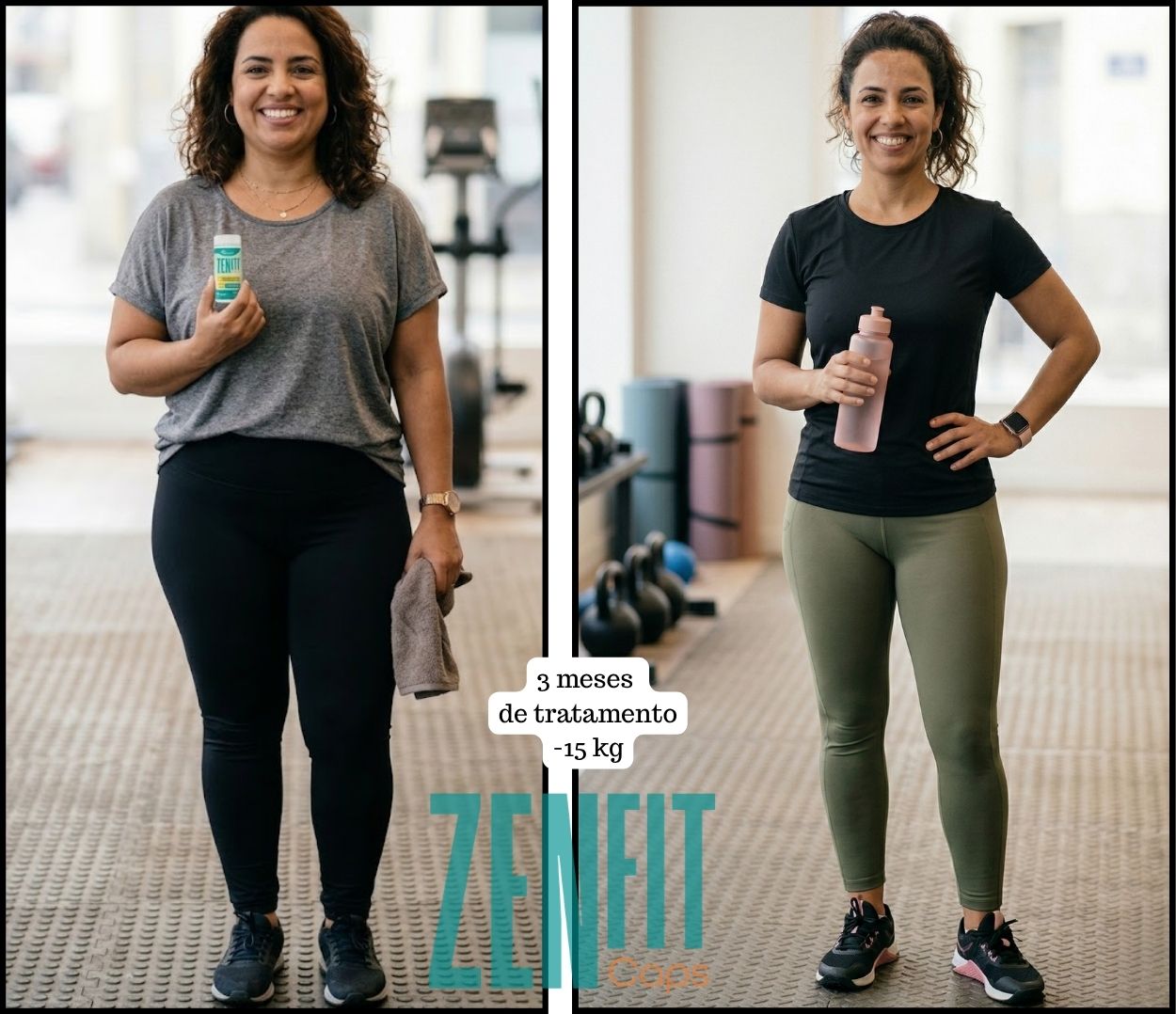 Mariana antes e depois