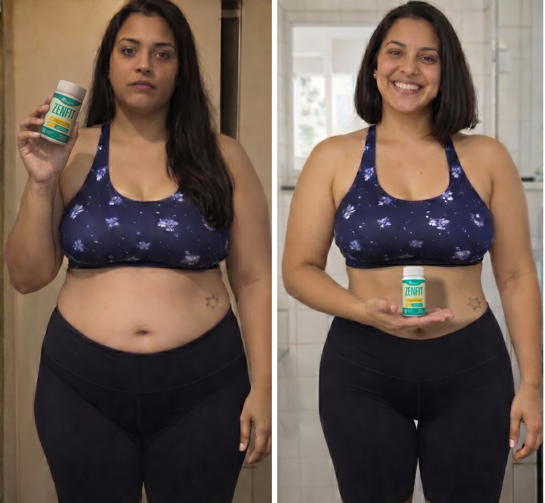 Luísa antes e depois